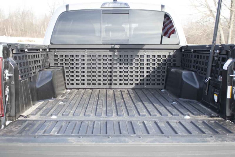 Toyota Tacoma Molle Panel - Driver Side - Fishbone Offroad - Short Bed - Black - `16-`27